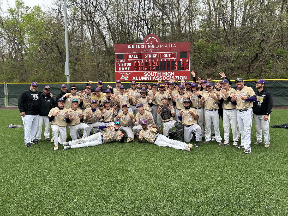 With their 2-1 victory in today's game one, <a href="/BUBruinBaseball/">Bellevue U. Baseball</a> is your outright NSAA Regular Season Champions for the sixth-straight season! The win clinches BU the No. 1 seed in next week's NSAA Tournament and a bid to the NAIA Opening Round for the 15th-straight season.
<a href="/NAIABall/">NAIA Ball</a>