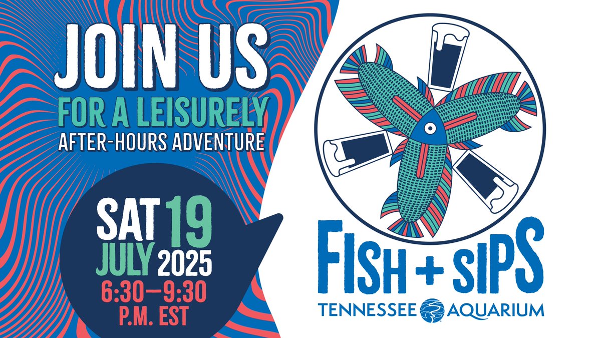 Fish + Sips tickets are on sale now! 
bit.ly/4cL2Rqq