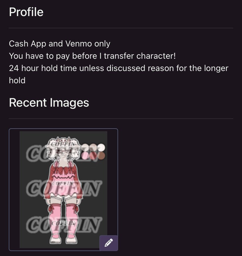 CoffinsShop's tweet photo. When bought, I will send you the character without the giant watermarks
Tags:
#art #toyhouse #adopt #adoptable #characterdesign #artist #digitalart #artmoots #deviantart #openadopts #ufs #upforsale #oc #originalcharacter #ufs #upforsale #pta #paytoadopt #furryadopts https://t.co/MoZ6aTxUoL