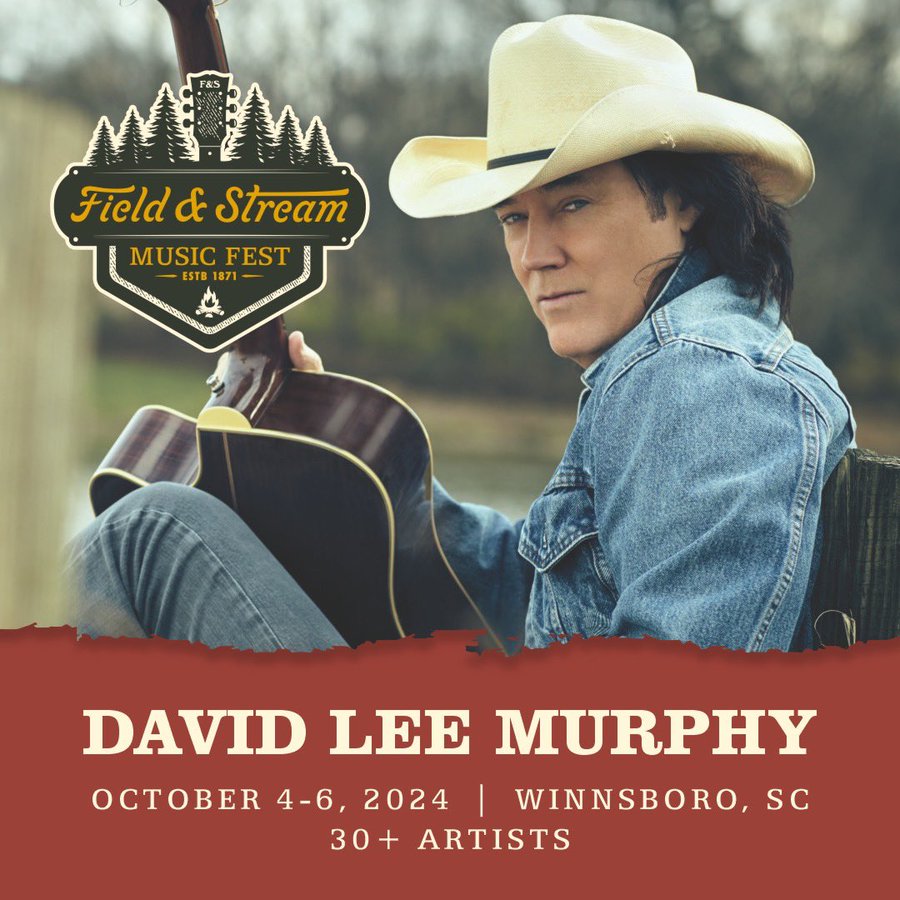 davidmurphyy's tweet photo. David Lee is headed to Field &amp; Stream Music Fest this October 4-6, 2024, in Winnsboro, SC. Get your tickets now at https://t.co/RcwiyGKO3O

@fiieldstreamfest https://t.co/W9YjjUsjdo