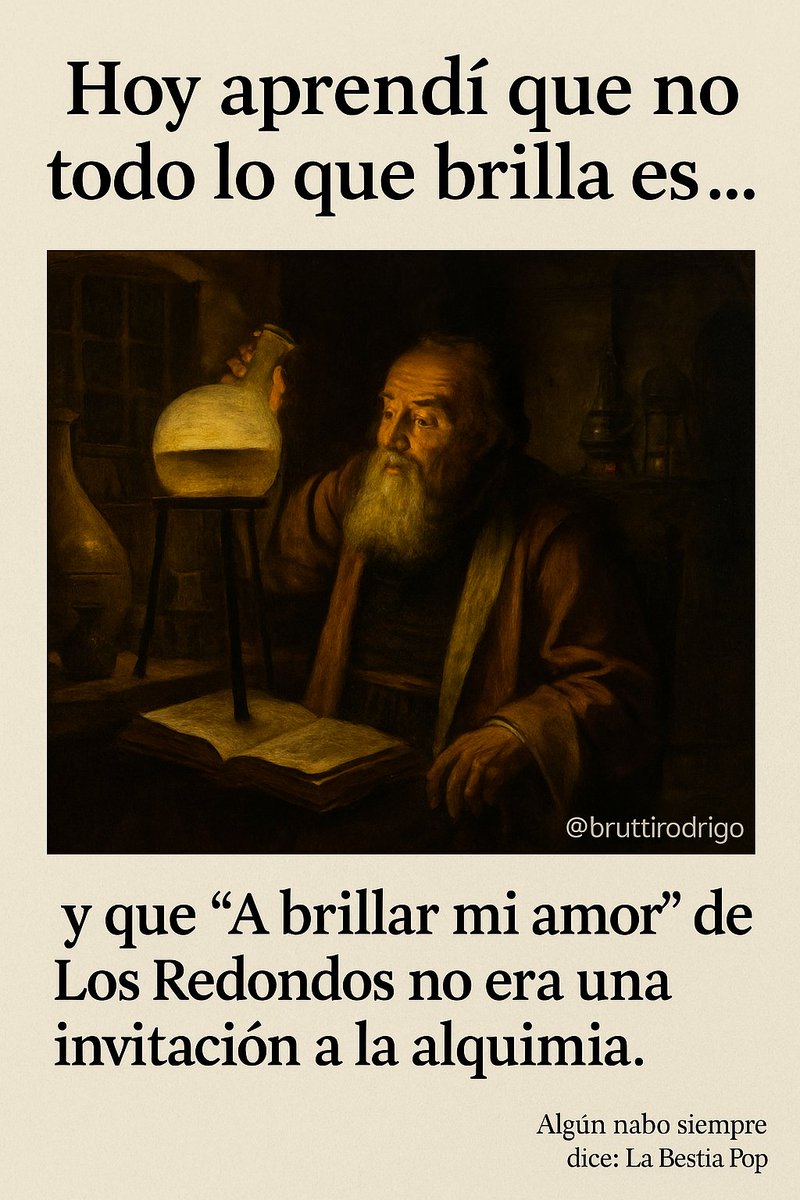 RodrigoBrutti's tweet photo. Hoy aprendí que no todo lo que brilla es oro... #humor #meme https://t.co/2MjaX3ChPL