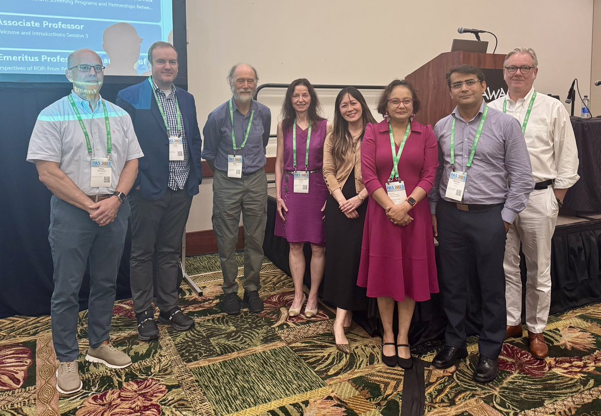 faizahbhatti's tweet photo. What a great start to #PAS2025. Honored to have cochaired the first ROP post graduate workshop, expert faculty with a passion to improve visual outcomes for preterm babies! #scienceforbabies networking and collaboration is how we make it happen! @OUCollegeofMed @PASMeeting https://t.co/1XraQh5AXF