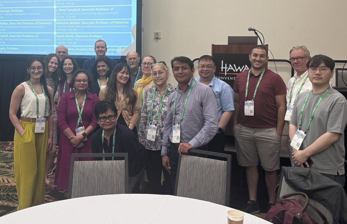faizahbhatti's tweet photo. What a great start to #PAS2025. Honored to have cochaired the first ROP post graduate workshop, expert faculty with a passion to improve visual outcomes for preterm babies! #scienceforbabies networking and collaboration is how we make it happen! @OUCollegeofMed @PASMeeting https://t.co/1XraQh5AXF