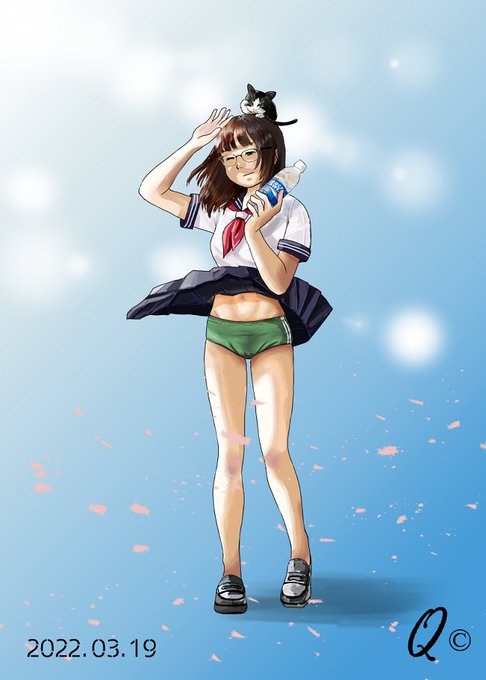 #これを見た人はセーラー服の画像を貼れ 
まぶっ😎 