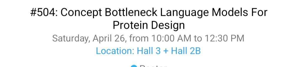 There are no interpretability workshops <a href="/iclr_conf/">ICLR 2026</a>, so stop by <a href="/asalam_91/">Aya Abdelsalam Ismail</a> 's poster (#504) during Poster Session 5 and we'll show you how to build interpretable Language Models by design.