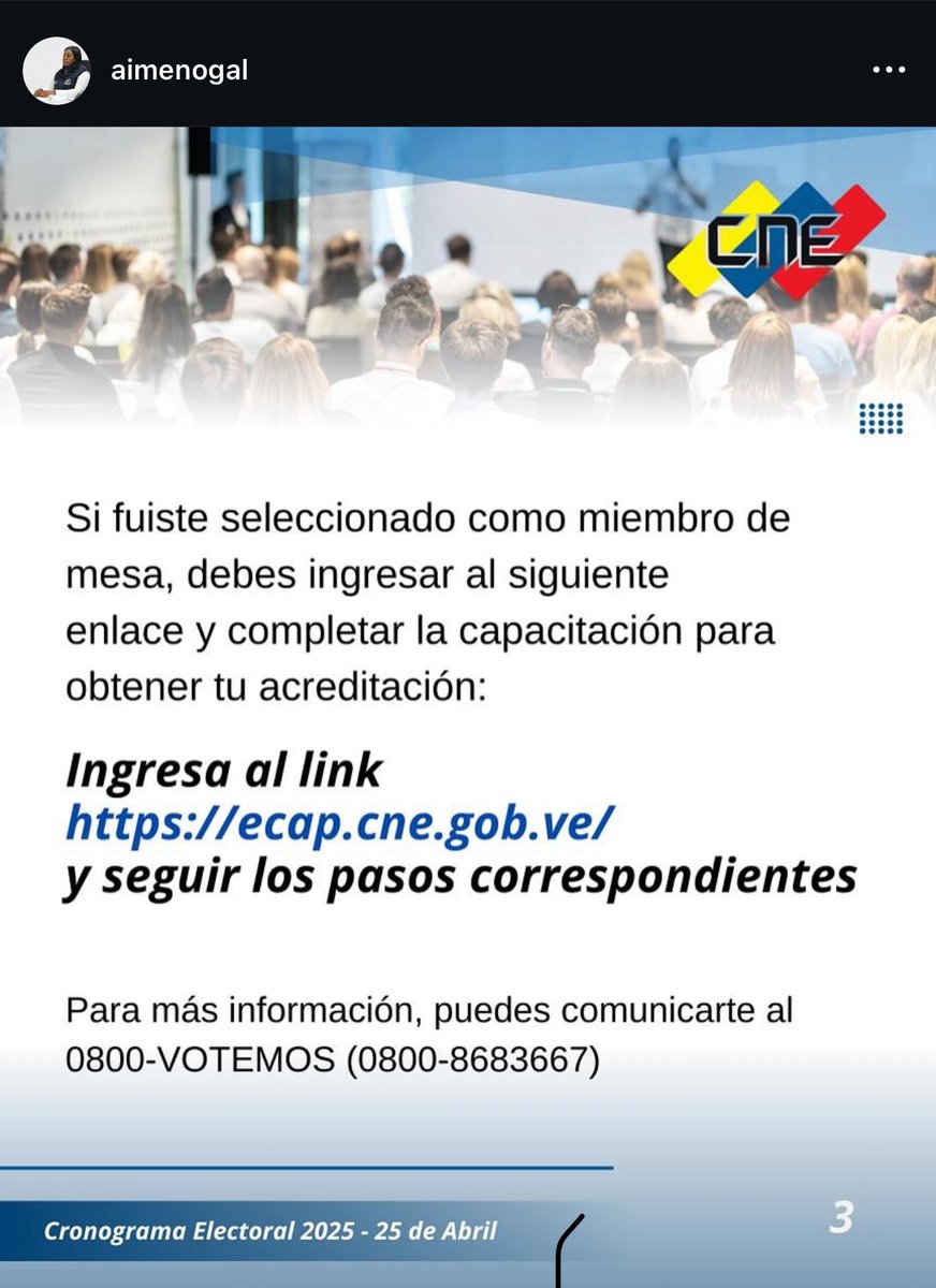 Los cursos de capacitación para miembros de mesa son otra evidencia que el dominio y el servidor del CNE están completamente operativos y no publicar los documentos de la elección del 25M, las gacetas electorales y los resultados pormenorizados del 28J es una decisión política 👇