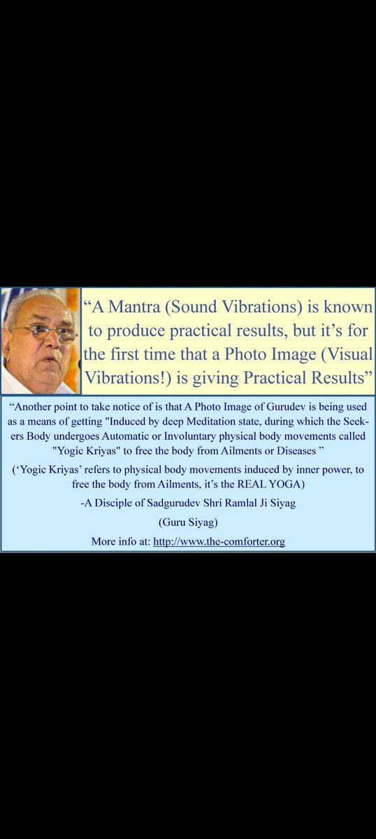 Unless our speech  action align together we r not ready for Spiritual progress. Thru Gurudev Siyag's Siddhayoga we r aligned with the Divine Will for us as we r transformed &amp; detoxified from within
#VedikYoga
