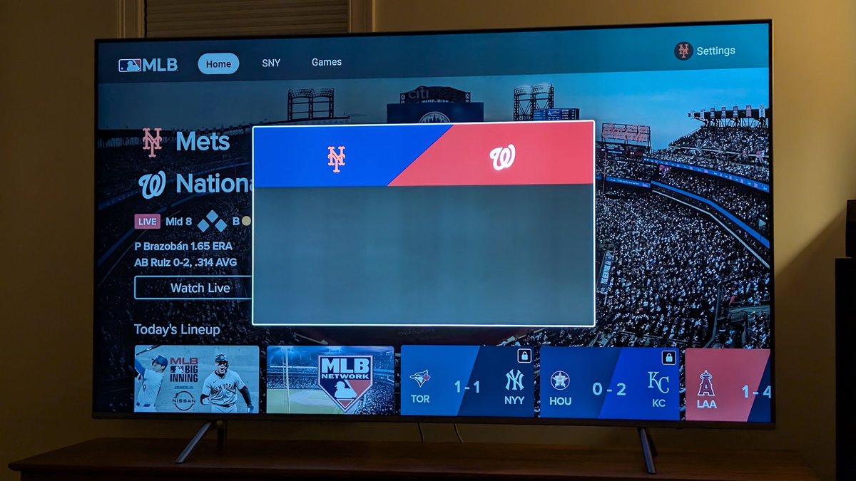 TerryCox's tweet photo. @MLBTV kinda hard to watch a game when your Android app does this. Advice? https://t.co/xQy1fnxkk7