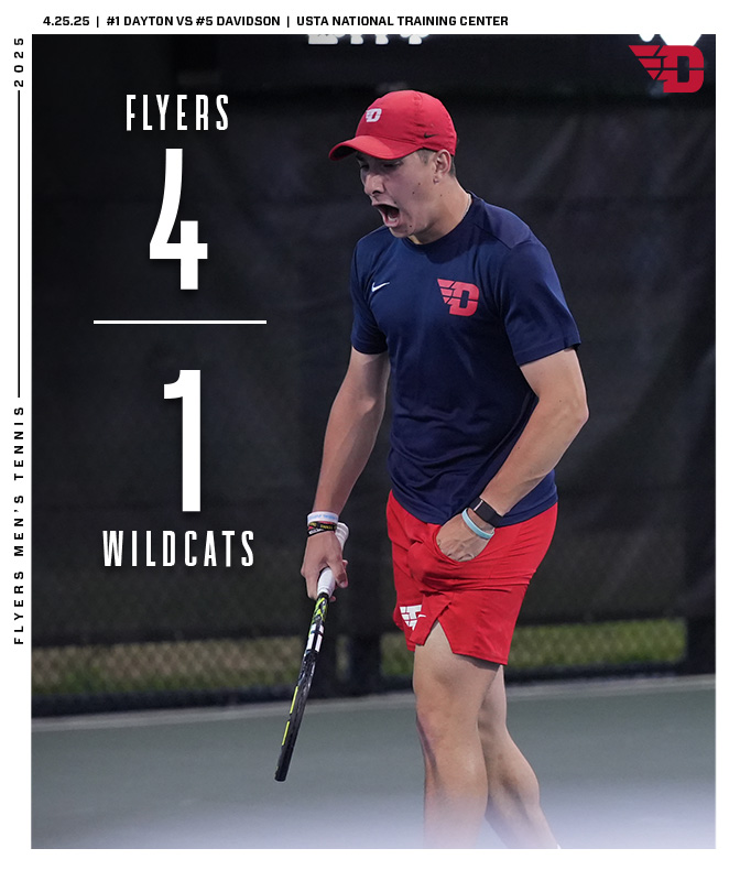 Dayton Flyers Tennis (@udflyertennis) on Twitter photo The Flyers are heading back to the <a href="/atlantic10/">Atlantic 10 Conference</a> Championship Match!
What a W for #UDMTEN!
#GoFlyers The Flyers are heading back to the <a href="/atlantic10/">Atlantic 10 Conference</a> Championship Match!
What a W for #UDMTEN!
#GoFlyers