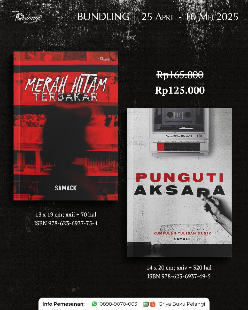 Merah Hitam Terbakar - <a href="/samacksamakk/">samack</a> 

sudah bisa dipesan.

Informasi Pemesanan: 08989070003