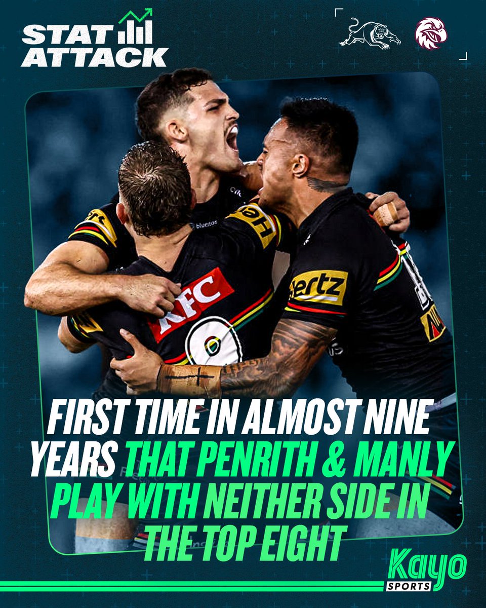The last time? Round 14, 2016.

Strange times we’re living in… 👀

See which team can turn it around — live and only on Fox League.

#NRL #NRLPanthersManly #StatAttack