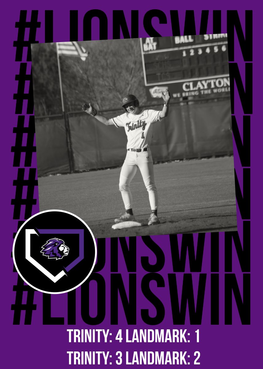TCSLions_BSBL's tweet photo. First round sweep for the Lions 🧹. Moving on to face Lovett in round two of the state playoffs next week!
#EarnIt 🦁⚾️ #TheTrinityWay https://t.co/eTSxXnJad8