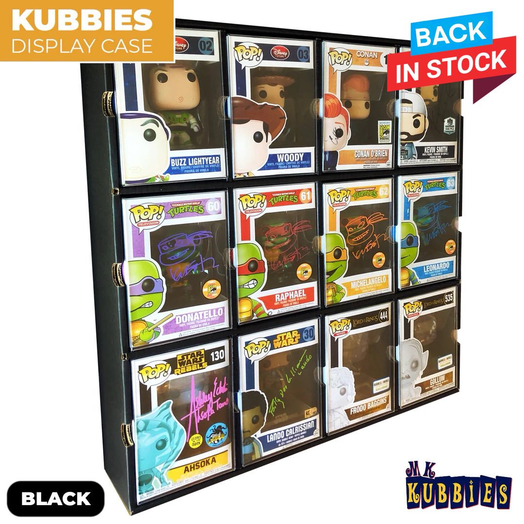 DisplayGeek's tweet image. 🗣️ Kubbie DLX Displays are back in stock!

Looking to wall-mount your Funko Pops, display your Funko Pops and other collectibles, or even pack and travel with your Funko Pops? 

We have Kubbies for all of that here: displaygeek.com/collections/di…