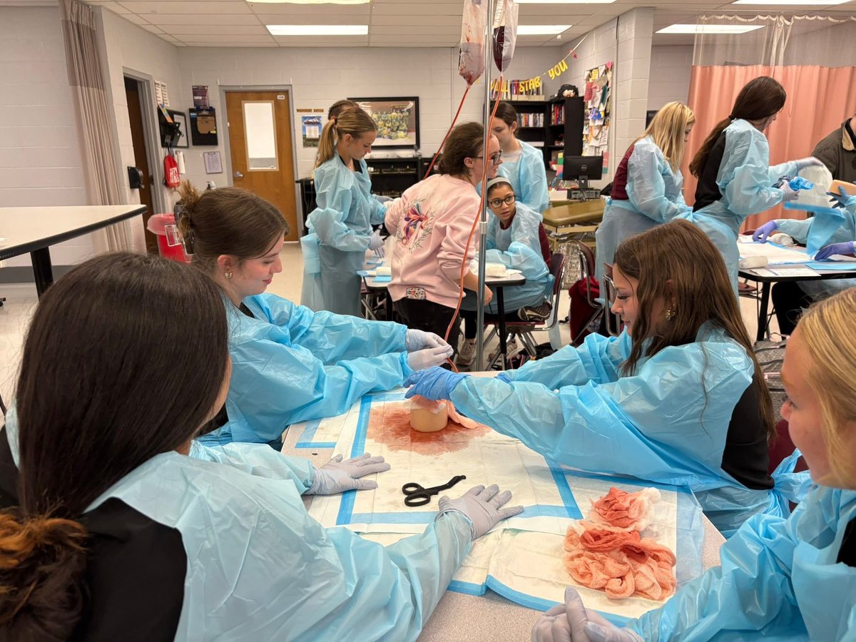 Dade County CTAE (@dade_ctae) on Twitter photo Stop the Bleed training for Introduction to Healthcare students at DCHS. Students completed an online course prior to their hands on training. #teamdadega <a href="/DadeCoHigh/">Dade County High</a> Stop the Bleed training for Introduction to Healthcare students at DCHS. Students completed an online course prior to their hands on training. #teamdadega <a href="/DadeCoHigh/">Dade County High</a>