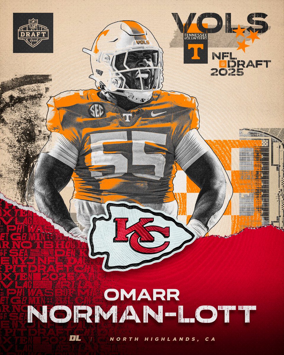 Tennessee Football (@vol_football) on Twitter photo Omarr is KC bound!
<a href="/Chiefs/">Kansas City Chiefs</a>
Round 2 | Pick 63
#NFLDraft | #ChiefsKingdom Omarr is KC bound!
<a href="/Chiefs/">Kansas City Chiefs</a>
Round 2 | Pick 63
#NFLDraft | #ChiefsKingdom