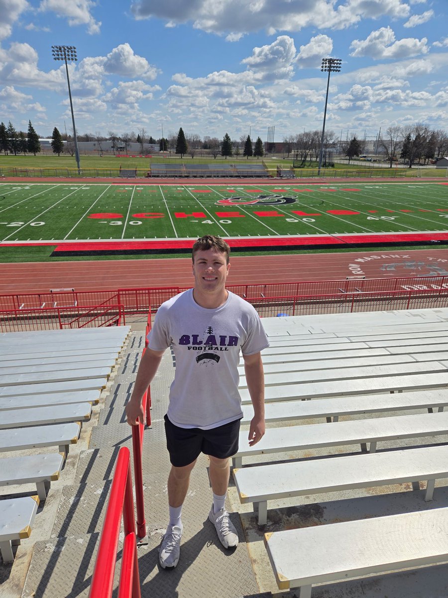 Blaise Baughman (@baughmanblaise) on Twitter photo Had a great visit at MSUM today! Thanks a lot for the invite <a href="/coach_ebaasch/">Eli Baasch</a>. Had a fun time meeting and learning more from the staff and <a href="/CoachLaqua/">Steve Laqua</a>! Had a great visit at MSUM today! Thanks a lot for the invite <a href="/coach_ebaasch/">Eli Baasch</a>. Had a fun time meeting and learning more from the staff and <a href="/CoachLaqua/">Steve Laqua</a>!
