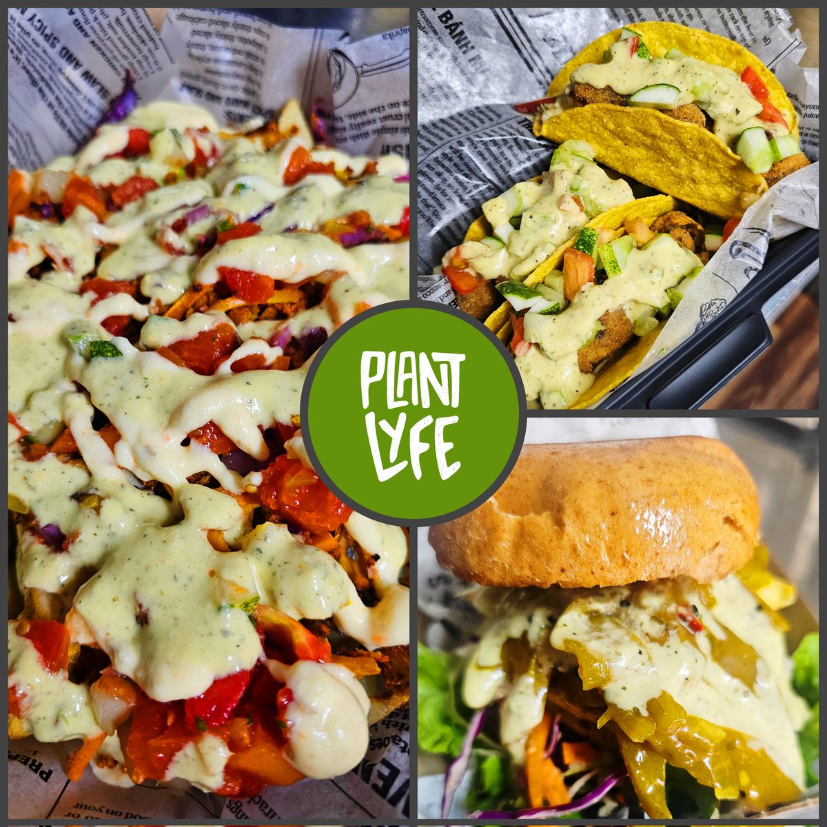 plantlyfe246's tweet photo. This week @ Plant Lyfe!

Original Island Loaded Fries 🍟
FSH Tacos 🌮
Loaded Bajan Burger 2.0 🍔 

Come see us!

📍Haymans Market, St Peter, Barbados
#Barbados #veganfastfood #thingstodoinbarbados #vegan https://t.co/aZP9Ve7WKl