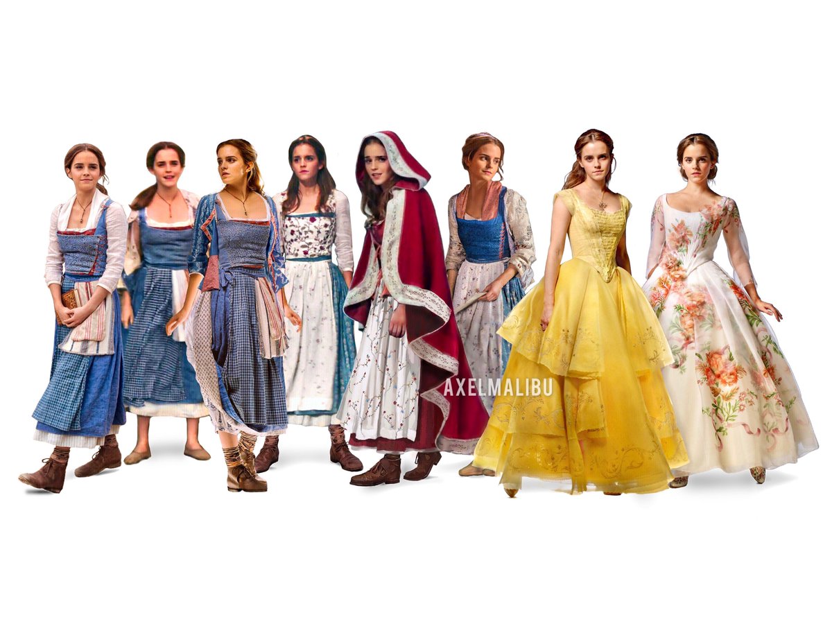 AxelMalibu's tweet image. Live-Action Belle Costumes in Disney’s ‘Beauty and the Beast’(2017) 🥀