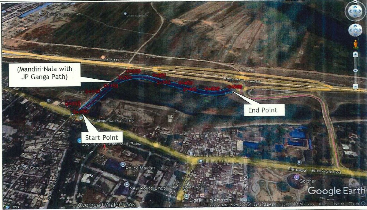 H__Deo's tweet photo. Mandiri Nala with J.P. Ganga Path

length 600 m
cost 46 cr https://t.co/fw1OahCvW5