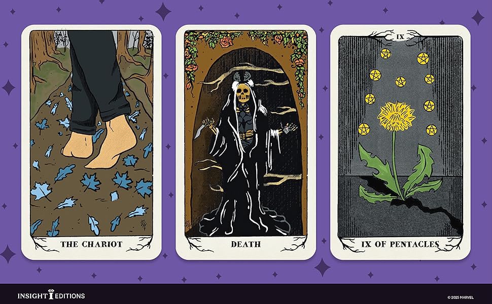 Amazon has released additional new images from the upcoming ‘AGATHA ALL ALONG’ tarot deck and guidebook by
<a href="/insighteditions/">Insight Editions</a> 

You can preorder the deck on their website here: 

🔗 insighteditions.com/products/agath…