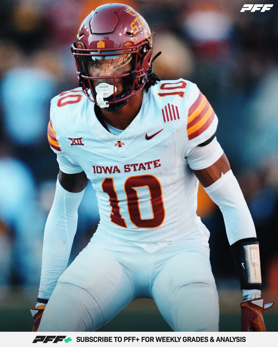Las Vegas Selects Iowa State DB Darien Porter 68th Overall

💀 Allowed only 5 Catches in 2024 (203 Coverage Snaps)