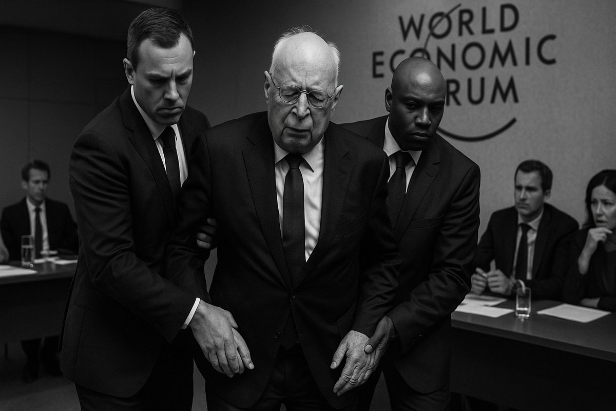 aassibarreto's tweet image. 🔥🧵 FIO: A QUEDA DE SCHWAB

Por que Klaus Schwab, o padrinho do globalismo, foi expulso do Fórum Econômico Mundial após 55 anos no cargo?

Sua equipe jogou tudo no ventilador.

Aqui está o que eles expuseram — e por que isso acaba com o grande RESET.

1/18