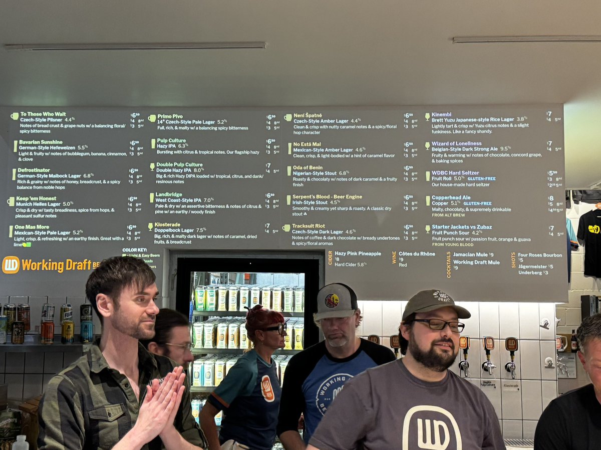 Robin Shepard (@beerherewriter) on Twitter photo Itās #7 Anniversary for <a href="/WorkingDraftBC/">Working Draft Beer</a> w/ lots of special brews this weekend. My pick (so far) āWizard of Lonelinessā a Belgian Dark Strong. So good, hard to resist a second one. Congrats to all at WDBC and brewer Clint Lohman. #WIBeer #MSNBeer
MORE workingdraftbeer.com/events/2025/4/⦠Itās #7 Anniversary for <a href="/WorkingDraftBC/">Working Draft Beer</a> w/ lots of special brews this weekend. My pick (so far) āWizard of Lonelinessā a Belgian Dark Strong. So good, hard to resist a second one. Congrats to all at WDBC and brewer Clint Lohman. #WIBeer #MSNBeer
MORE workingdraftbeer.com/events/2025/4/ā¦