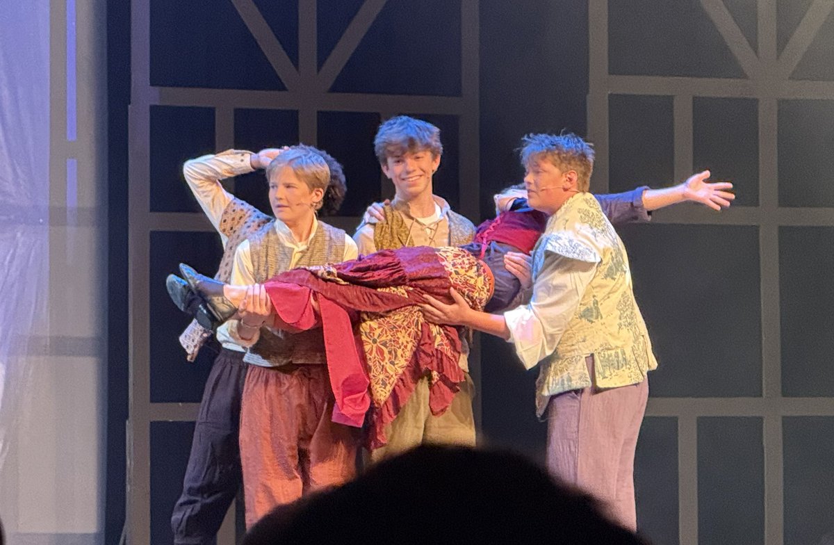 Run, don’t walk, to the final show of <a href="/MariettaMiddleS/">MariettaMiddleSchool</a> Something Rotten JR tomorrow at 7PM at the MPAC. This show was so funny and the talent is unbelievable! I am SO proud of you all… on the stage and behind the curtain. Bravo! 🎭