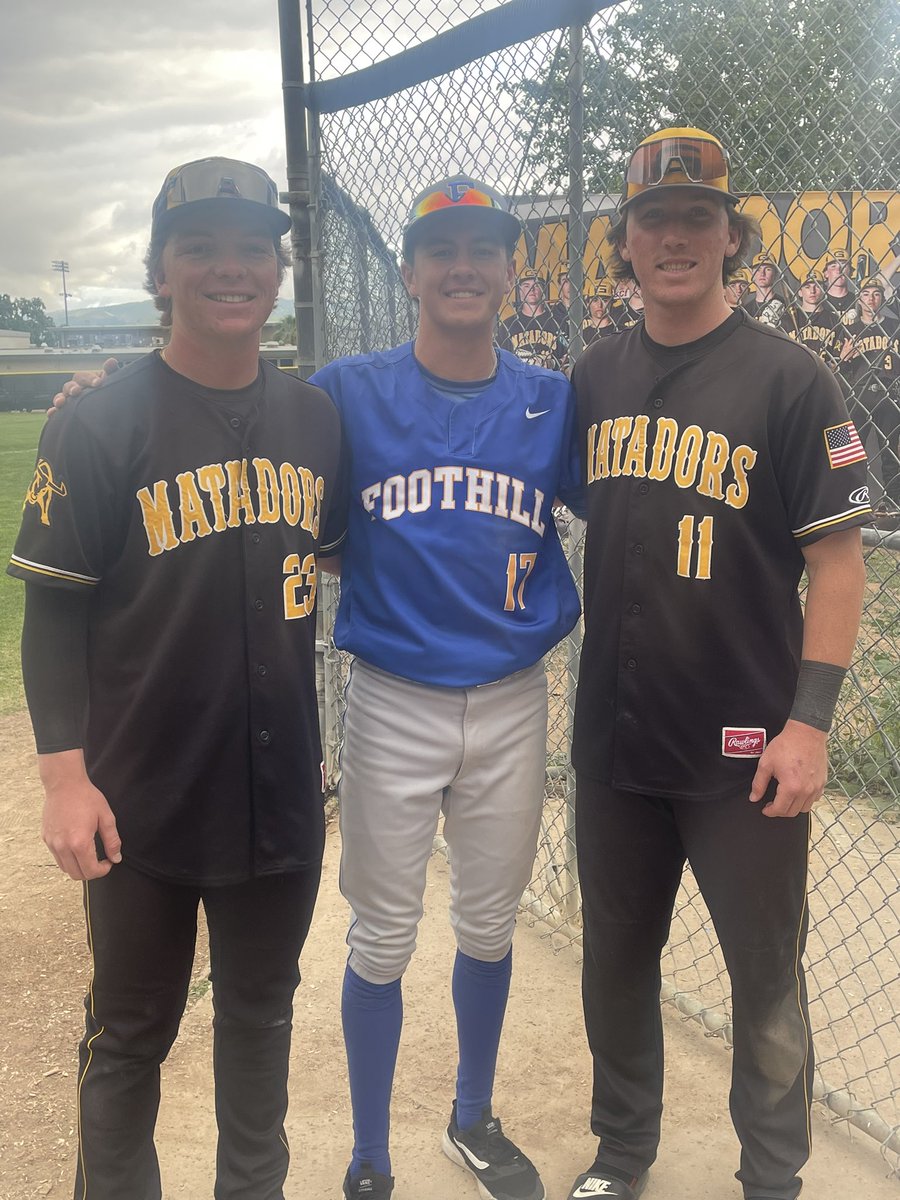 My favorite part of coaching for <a href="/NorCalBaseball/">Tony Crivello</a> right here…when my guys play each other for their HS teams. These three, <a href="/Mike_Boyd1/">Mikey Boyd 2025</a> <a href="/jackfowler2025/">Jack Fowler</a> and <a href="/Prich1001/">Peyton Richards</a> will all be playing college baseball in T-minus 4 months. They’ve earned it and I’m proud as hell of them. Keep it