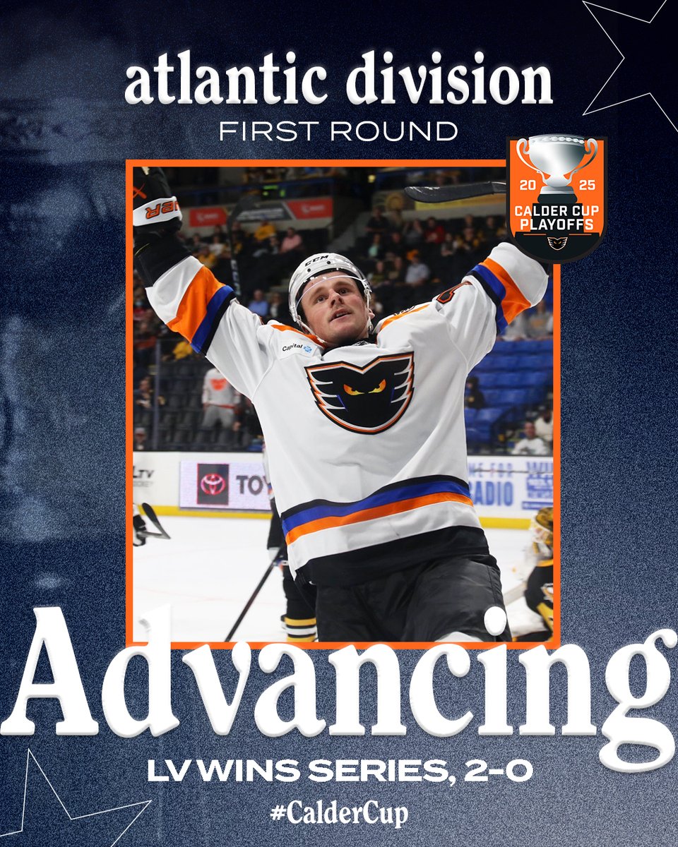 ATLANTIC DIVISION SEMIFINALS 🔜

<a href="/LVPhantoms/">Lehigh Valley Phantoms</a> | #CalderCup