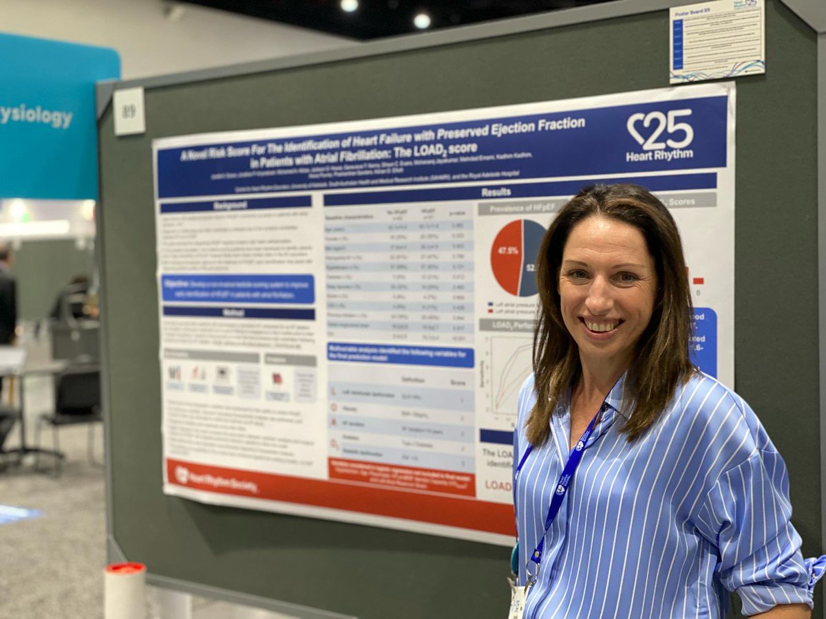 Jenelle Dziano (@jenelledziano) on Twitter photo Pleasure to present our simple non-invasive score for identifying HFpEF in patients with AF - LOAD2 at #HRS2025 in the Clinical Electrophysiology Session. Thanks to the team - <a href="/Elliott_AD/">Adrian Elliott</a> <a href="/JonathanAriya/">Jonathan Ariyaratnam</a> <a href="/AlexisPuvrez/">Alexis Puvrez</a> <a href="/GenevieveKenny/">Genevieve Kenny</a> @jacksonhowie <a href="/melissaemm1/">Melissa Middeldorp</a> <a href="/PrashSanders/">Prash Sanders</a> #CHRD Pleasure to present our simple non-invasive score for identifying HFpEF in patients with AF - LOAD2 at #HRS2025 in the Clinical Electrophysiology Session. Thanks to the team - <a href="/Elliott_AD/">Adrian Elliott</a> <a href="/JonathanAriya/">Jonathan Ariyaratnam</a> <a href="/AlexisPuvrez/">Alexis Puvrez</a> <a href="/GenevieveKenny/">Genevieve Kenny</a> @jacksonhowie <a href="/melissaemm1/">Melissa Middeldorp</a> <a href="/PrashSanders/">Prash Sanders</a> #CHRD
