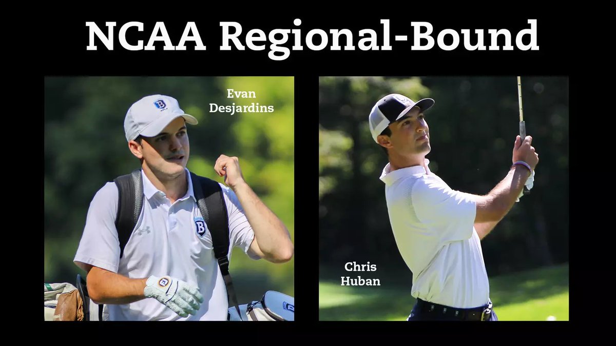 Men's Golf: Desjardins &amp; Huban Receive NCAA Regional Invitations

bentleyfalcons.com/news/2025/4/25…