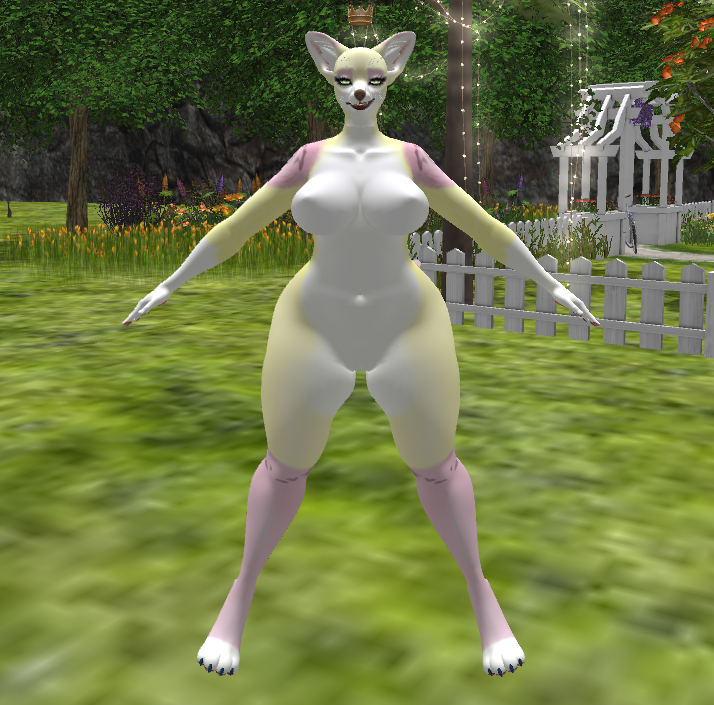KaevitaArts's tweet photo. Got this cutie from a friend a while back and finally decided to put together a skin for her! #SLFurry #SLSkin #FurrySkin #SLCreator https://t.co/Zl5DnTdwgM
