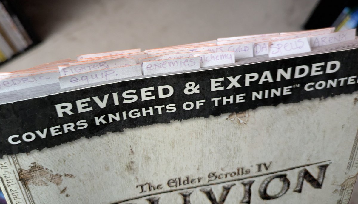 Gettin' the band back together... <a href="/BethesdaStudios/">Bethesda Game Studios</a> #OblivionRemastered
Sidenote: I take indexing very seriously.