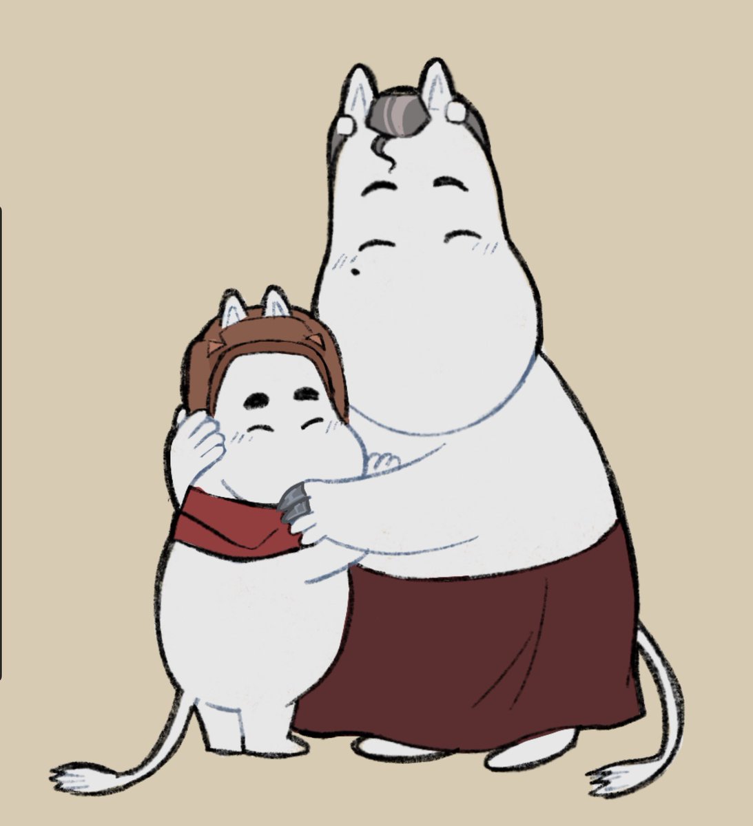 Baby jayce and ximena as moomins cause why not #arcane #jayce