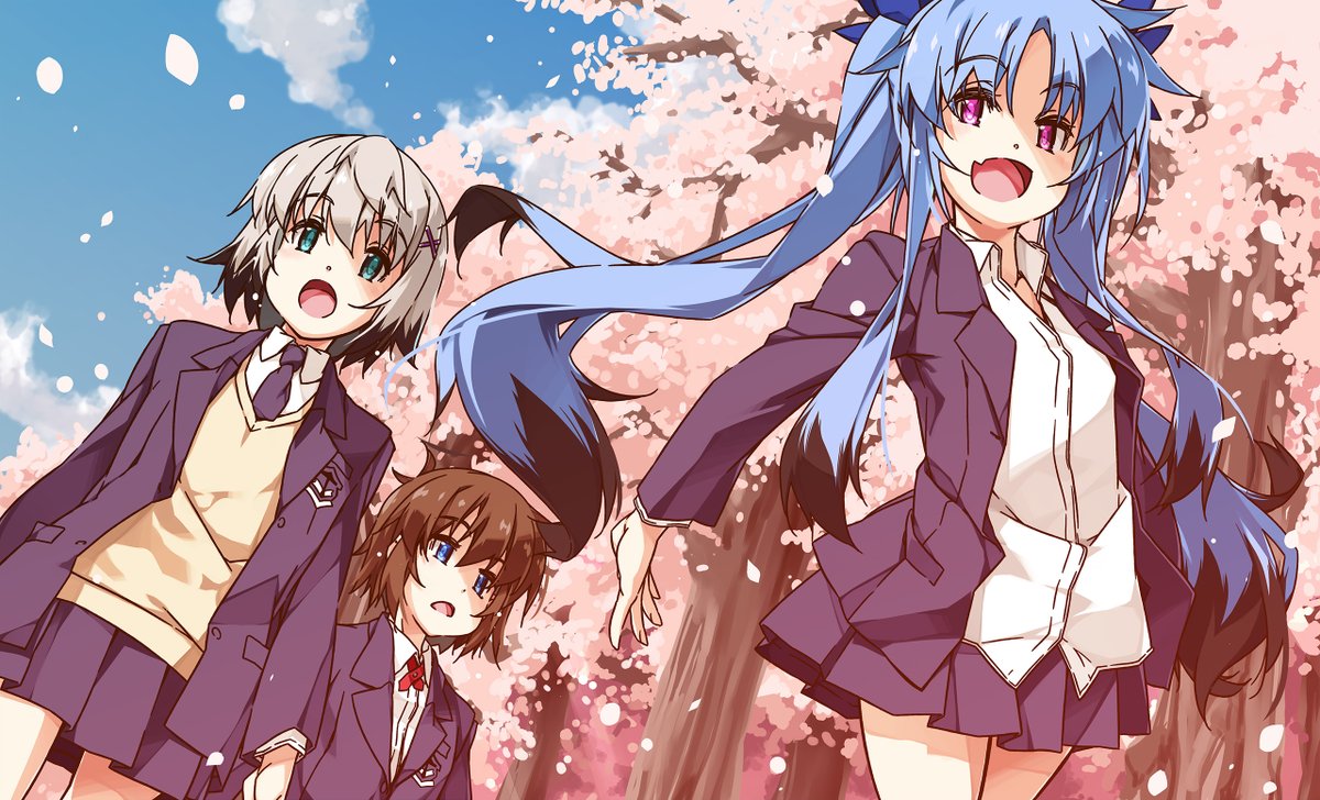 今月のRe: Calendarはこれにて〆となります。毎回とりあえず桜散らしておけという安直な仕草ですが映えるので仕方ありませんね_(:3」∠)_

それではまた来月もよろしくですのよノ)_ _)ノ 