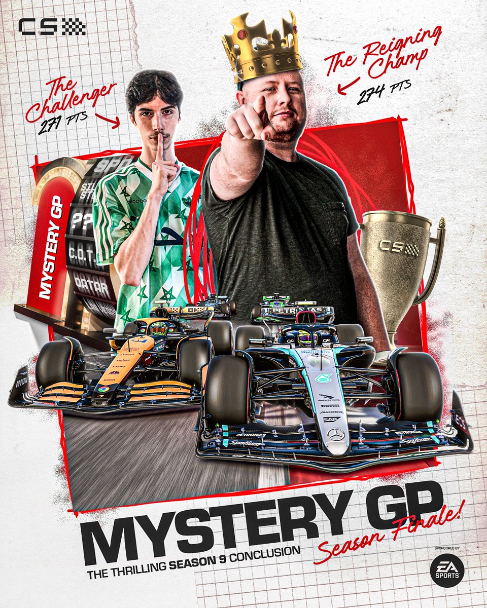 𝐓𝐇𝐄 𝐅𝐈𝐍𝐀𝐋𝐄: Mystery Grand Prix 🤷

#CreatorSeries #EA #EASports