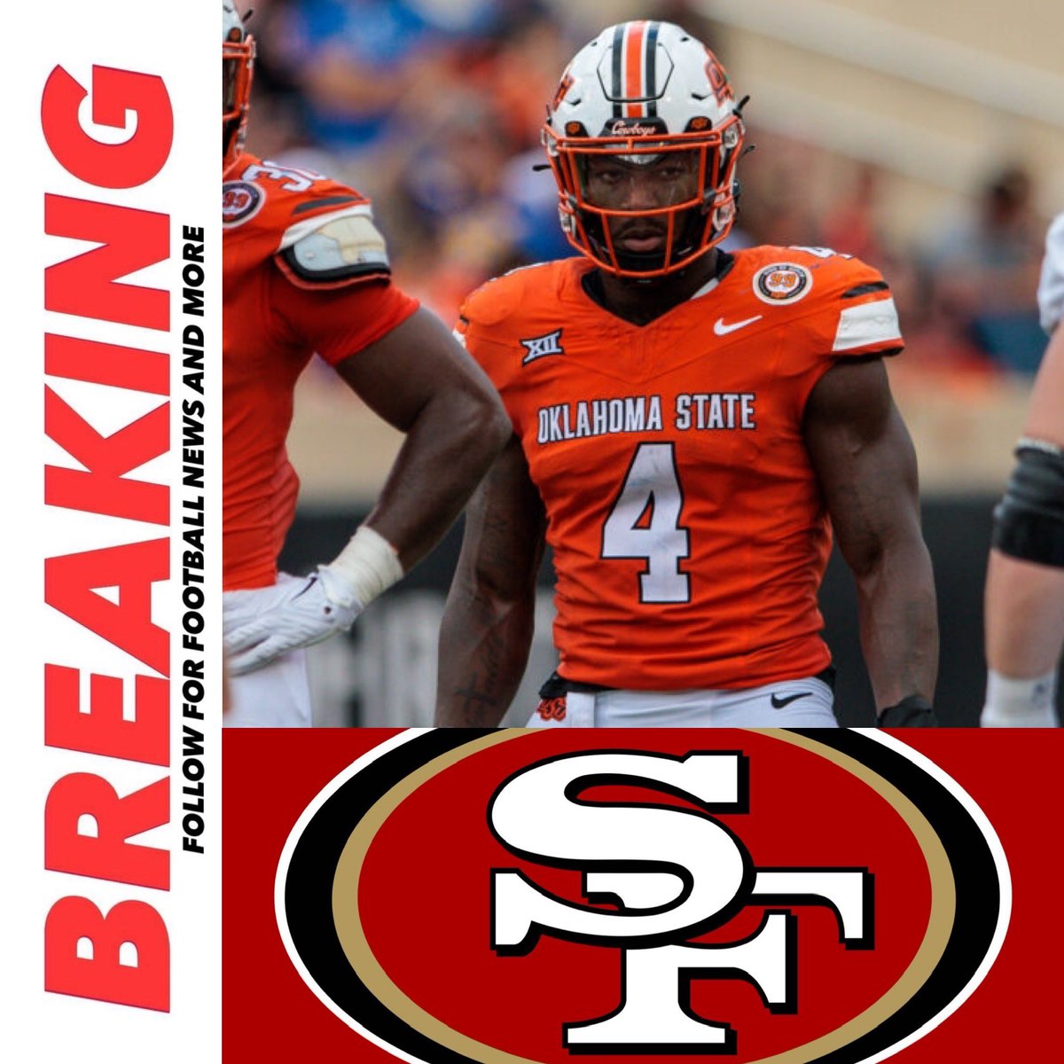 jasrifootball's tweet photo. The #49ers are selecting LB Nick Martin with pick 75 https://t.co/NxFIaRsrOF