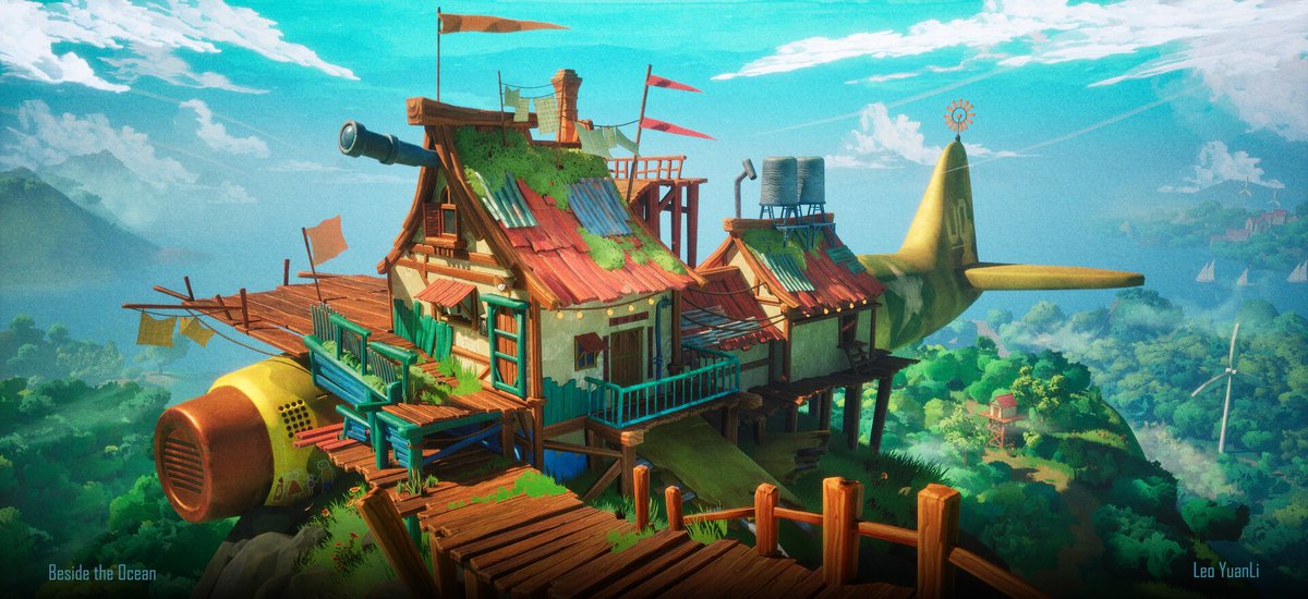 Leonexus6_'s tweet image. Some spaghetti for you 🍝

#MadewithSubstance  #UnrealEngine5 #3DEnvironment #Stylizedart