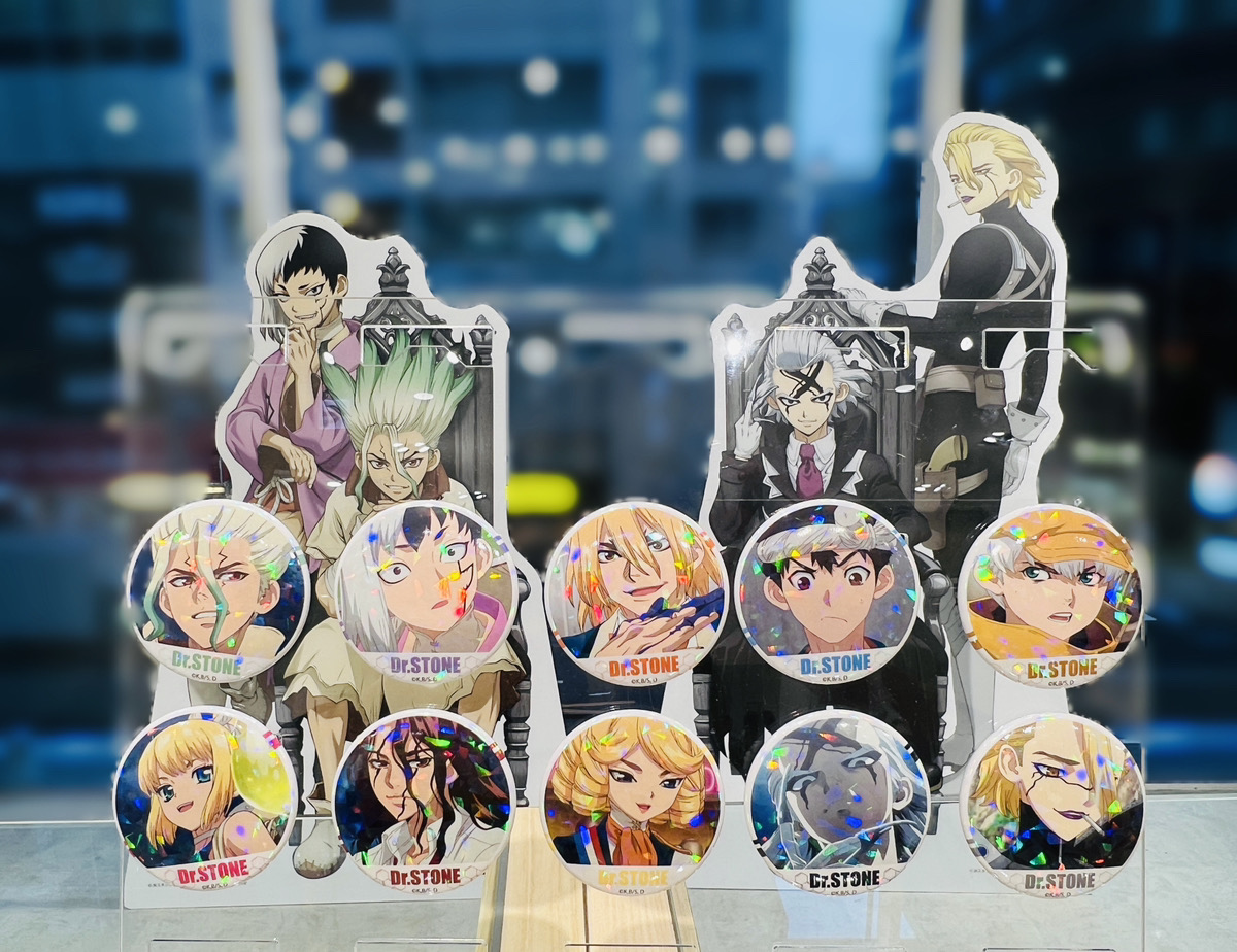 未開封品 Dr.STONE キラキラ場面写缶バッジ 🚀TVアニメ『Dr.STONE』POP UP SHOP🚀 4/27(日)開店時の完売商品は画像