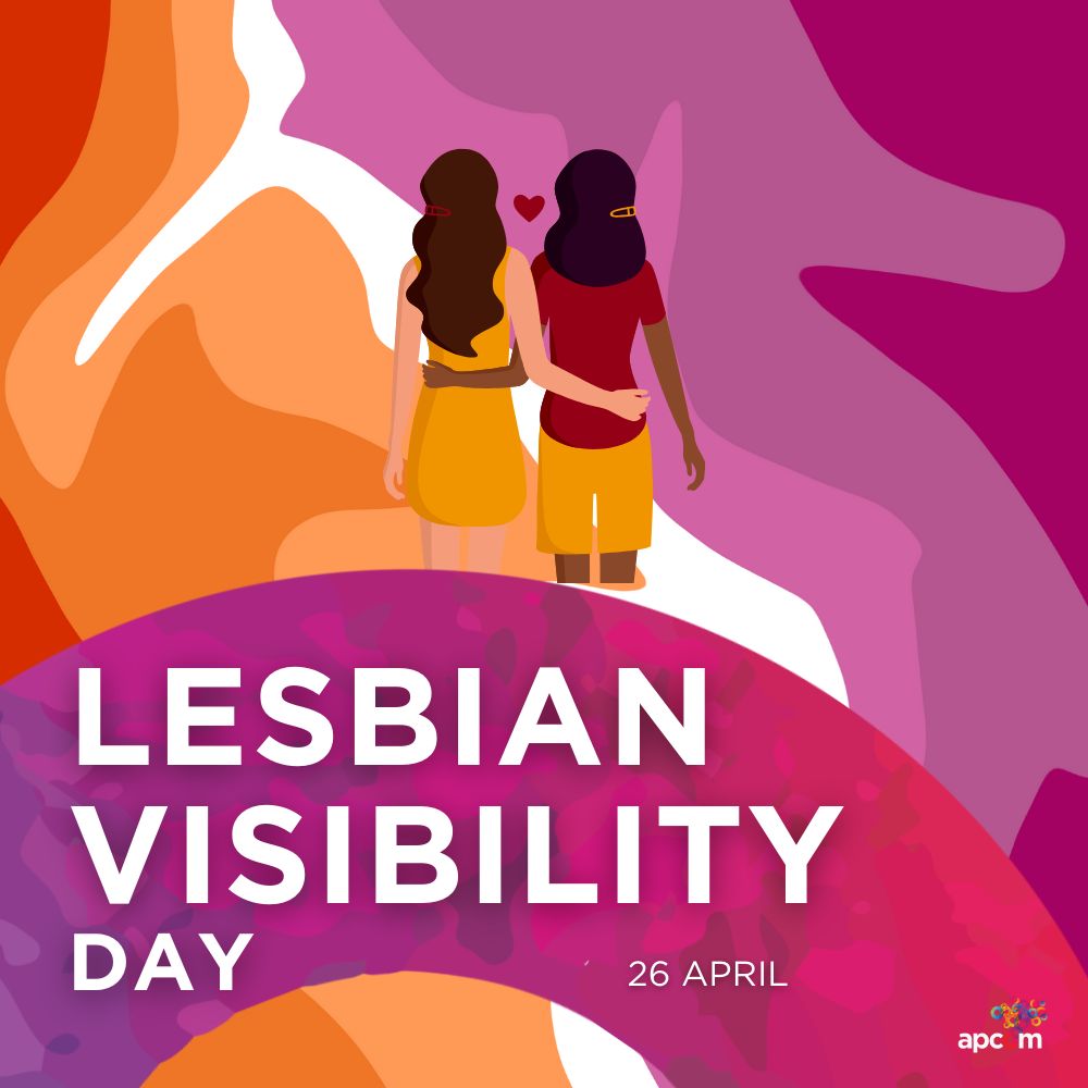 apcom's tweet image. 🌈✨ Celebrating Lesbian Visibility! We honor and uplift lesbian voices, experiences, and achievements around the world! Lesbian Visibility is about recognizing the strength, resilience, and contributions of lesbian individuals in our communities while advocating for inclusion.