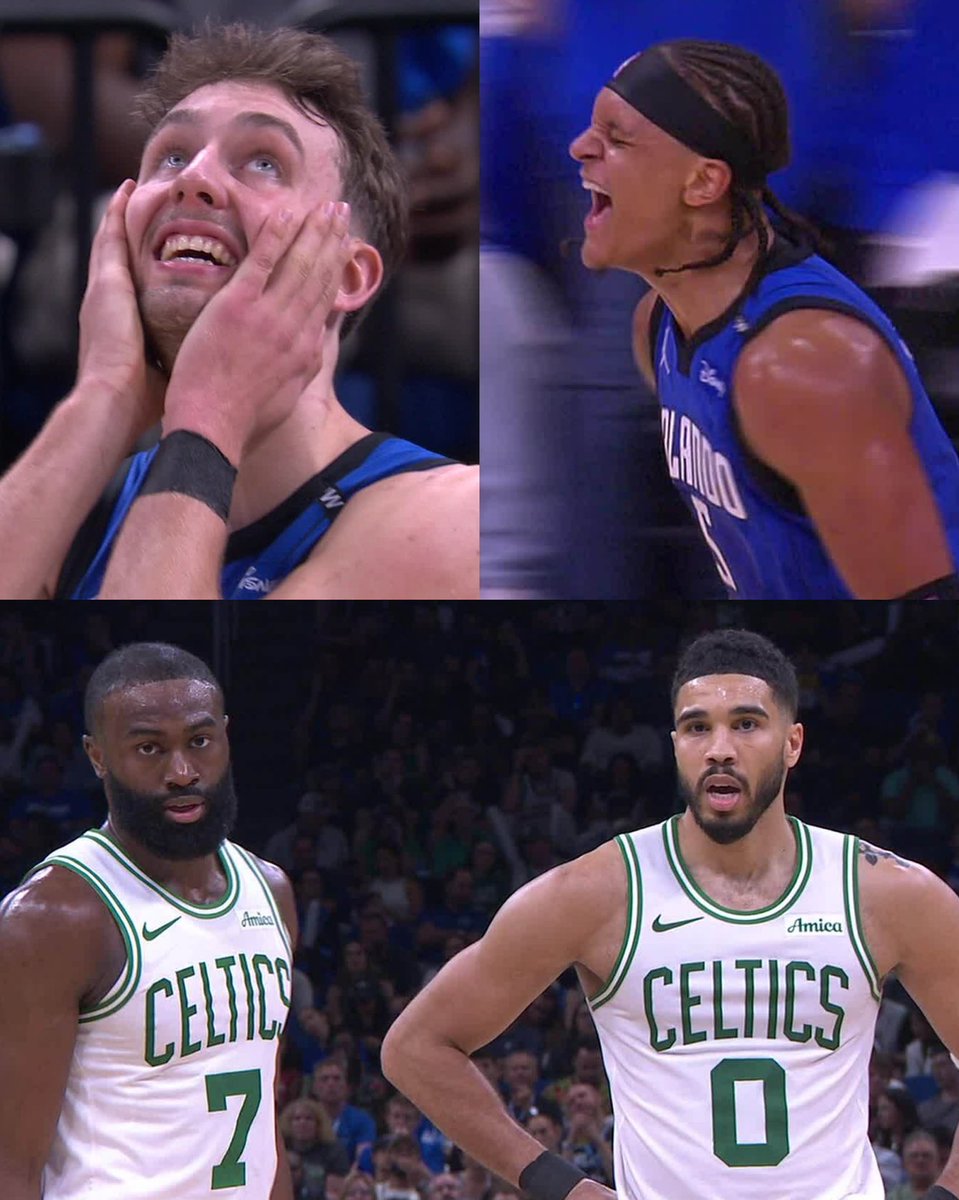 BleacherReport's tweet image. MAGIC HOLD ON IN PIVOTAL GAME 3 🪄🔥
FRANZ: 32 PTS, 7 REB, 8 AST
PAOLO: 29 PTS, 6 REB, 2 STL