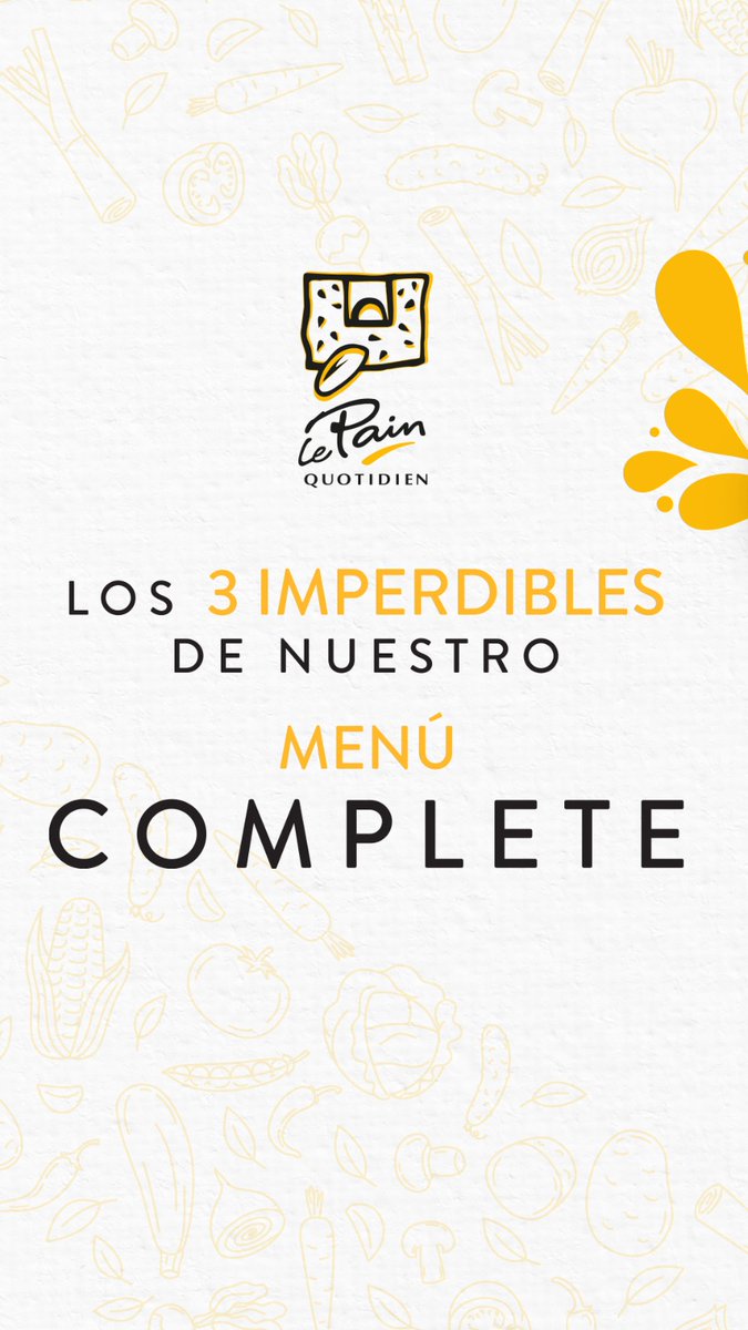LPQMX's tweet image. Sabemos que elegir puede ser difícil… por eso te dejamos 3 imperdibles del menú Complete que no fallan. 🍽💛
