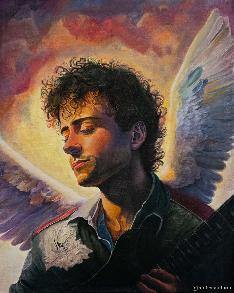 MurrayNaim's tweet photo. Ángel eléctrico, 2023
homenaje a Gustavo Cerati <3
acrílicos sobre lienzo 40 x 50cm
#cerati #gustavocerati #sodastereo https://t.co/3BtFwsOPHO