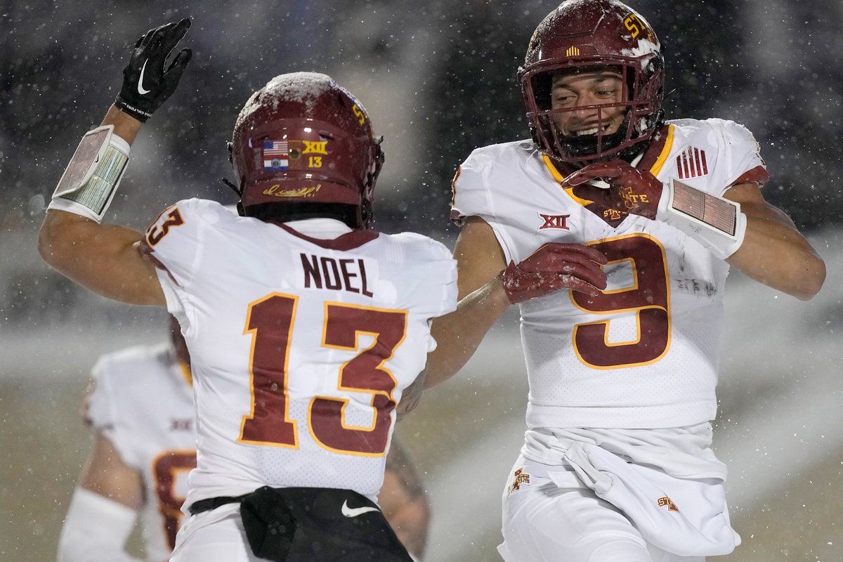 NFL (@nfl) on Twitter photo Jayden Higgins in the second round.
Jaylin Noel in the third round.
A pair of <a href="/CycloneFB/">Iowa State Football</a> WRs are headed to the <a href="/HoustonTexans/">Houston Texans</a>. #NFLDraft Jayden Higgins in the second round.
Jaylin Noel in the third round.
A pair of <a href="/CycloneFB/">Iowa State Football</a> WRs are headed to the <a href="/HoustonTexans/">Houston Texans</a>. #NFLDraft