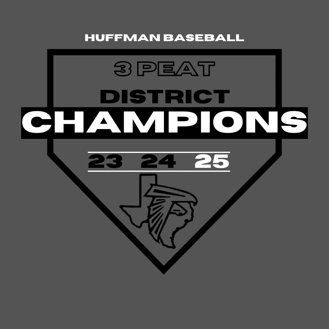 For the 3rd time in a row, and the 10th time in 12 years, THE Huffman Falcons are DISTRICT CHAMPIONS! 

#FAMILY