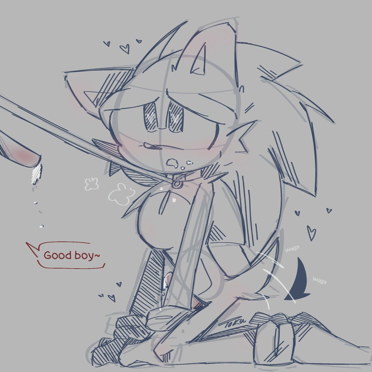 Toku__Sengen's tweet photo. Such a good puppy~ 💞

#sonic #sonadow #nsfw https://t.co/98bvGFsUQc