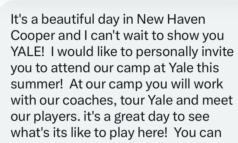 Cooper Benke (@benke_cooper) on Twitter photo Thanks to <a href="/CoachRenoYale/">Tony Reno</a> for the invite to <a href="/yalefootball/">Yale Football</a> camp! <a href="/StevenVashel/">Steven Vashel</a> <a href="/CoachJanecek/">Tim Janecek</a> <a href="/AlexKurtzYale/">Alex Kurtz</a> <a href="/HSphire/">Coach Hayden Sphire</a> <a href="/HighlandsFB/">Highlands Football</a> Thanks to <a href="/CoachRenoYale/">Tony Reno</a> for the invite to <a href="/yalefootball/">Yale Football</a> camp! <a href="/StevenVashel/">Steven Vashel</a> <a href="/CoachJanecek/">Tim Janecek</a> <a href="/AlexKurtzYale/">Alex Kurtz</a> <a href="/HSphire/">Coach Hayden Sphire</a> <a href="/HighlandsFB/">Highlands Football</a>