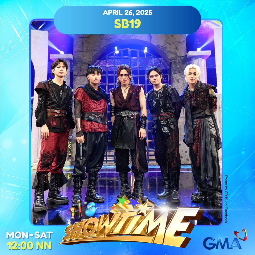 NAGBABALIK ANG KINGS OF P-POP! 🤩 

Abangan ang #SB19 ngayong Sabado sa #ItsShowtime!