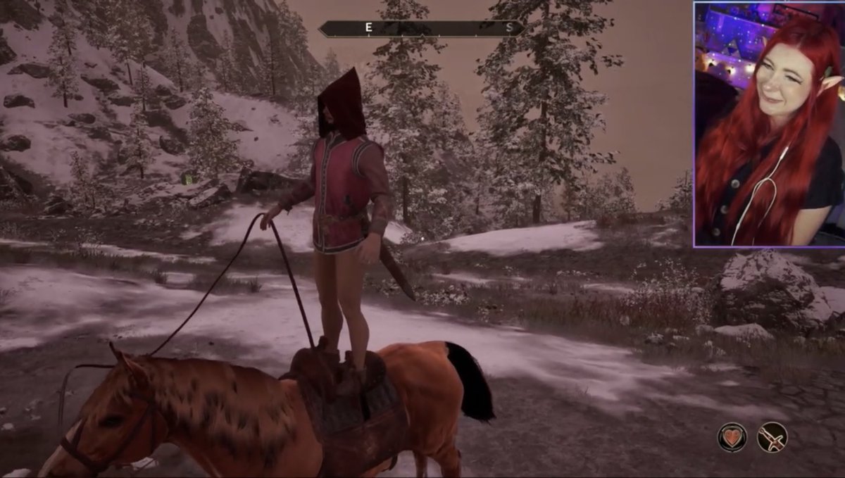 Horsin’ around with Nicolas Mage 🧙‍♂️ 🐴 
#OblivionRemastered